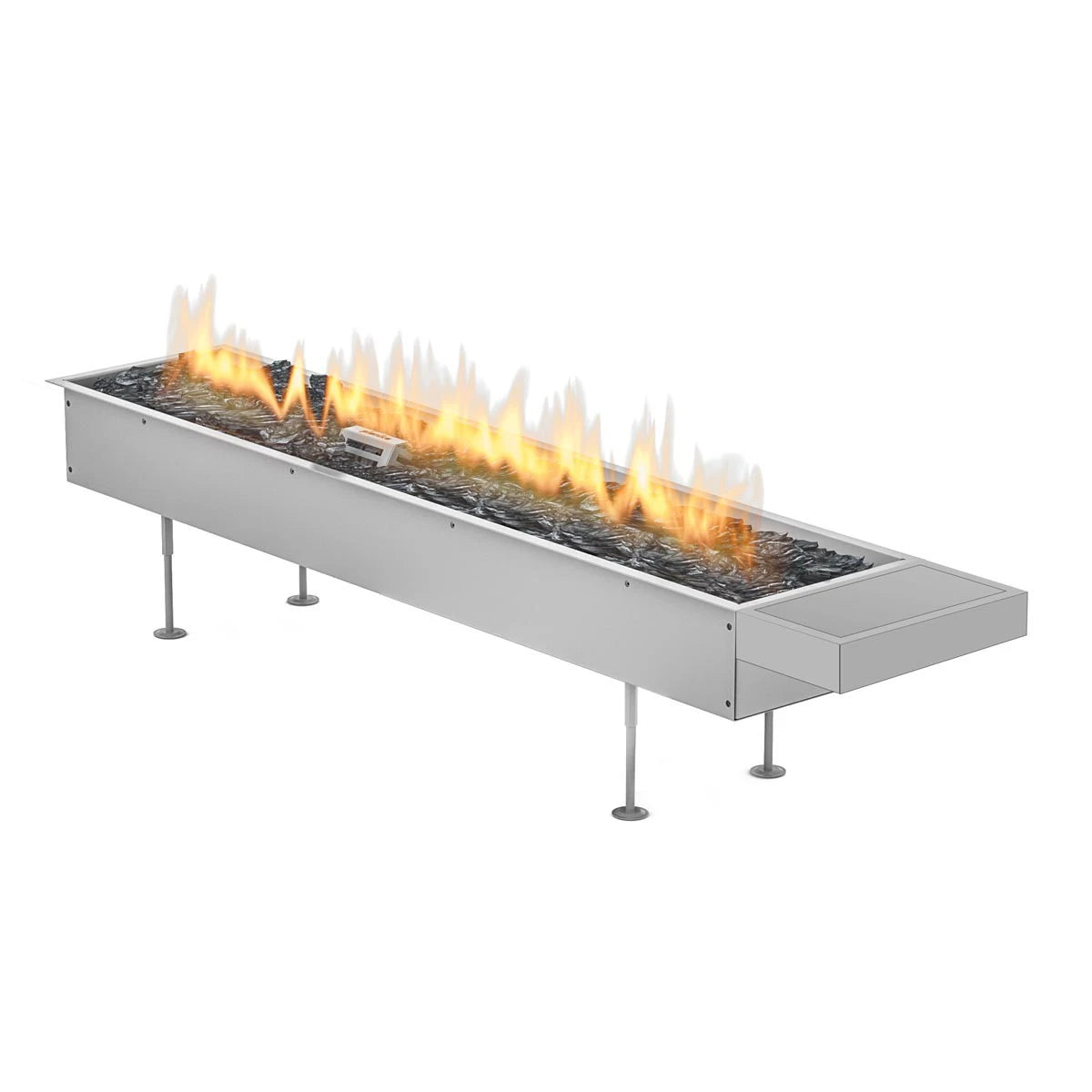 Galio Insert for Outdoor Use - Outdoor Gas Fire Insert