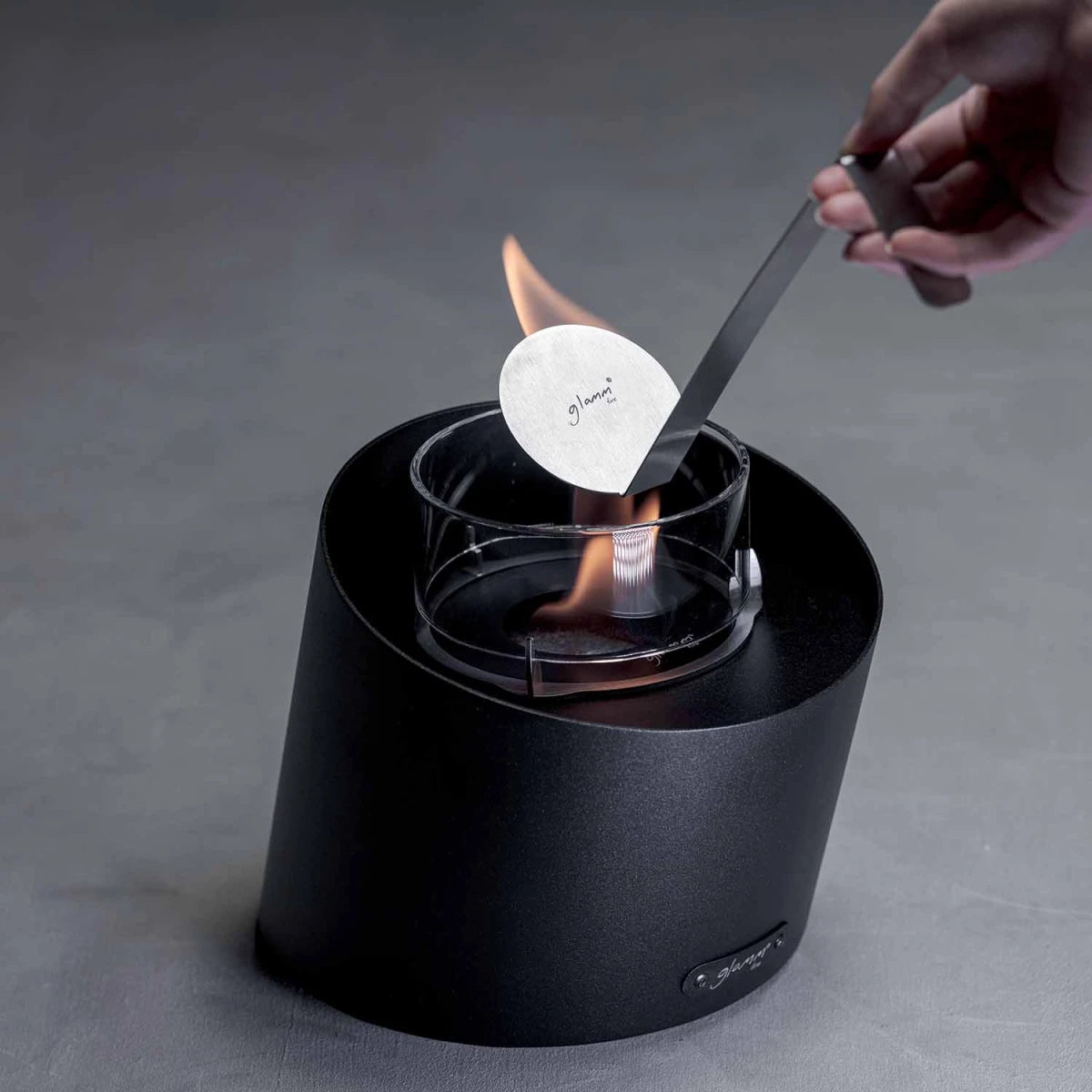 Contour Table Fireplace - Black - image 2