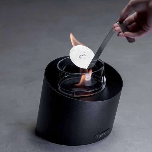 Contour Table Fireplace - Black - image 2