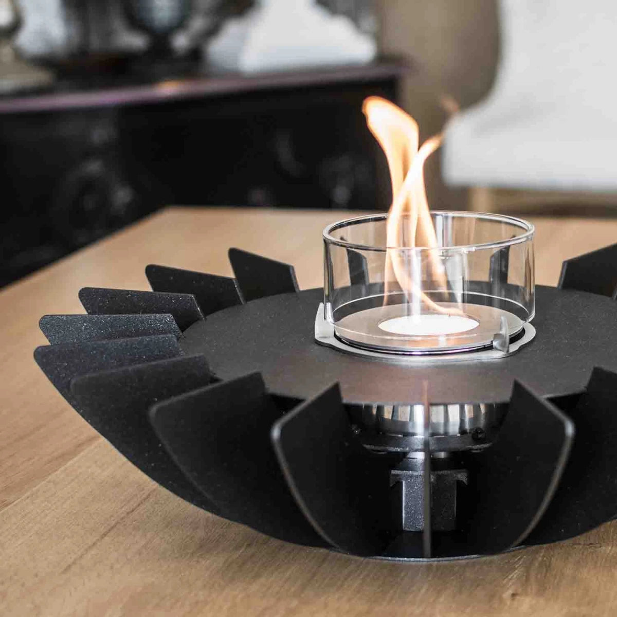 Cosmo Table Fireplace - Black - image 3