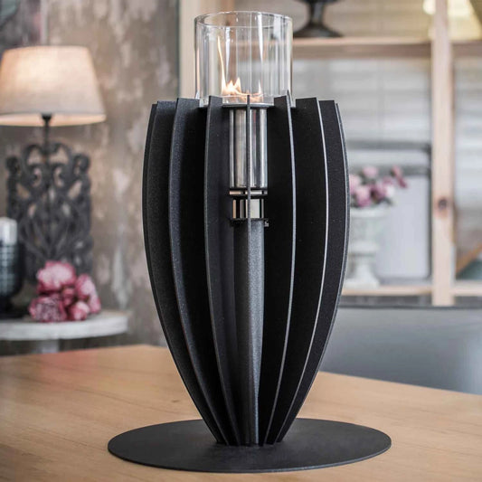 Tuli Table Fireplace - Black