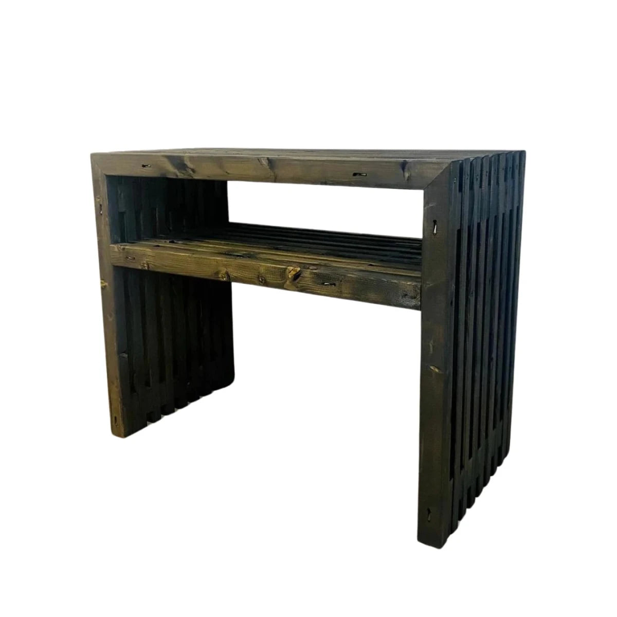 Grill table made from black wood - 120 cm - image 2