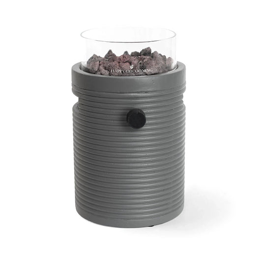 Lumi Groove Smokey Anthracite – Tabletop Gas Fireplace