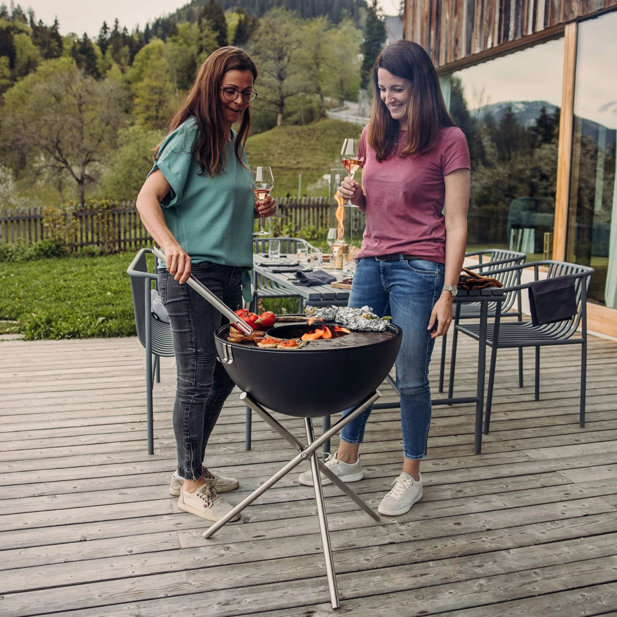 BOWL 57 - Tripod - Outdoor Fire Bowl - image 6