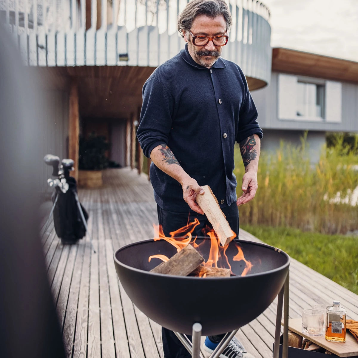 BOWL 57 - Tripod - Outdoor Fire Bowl - image 8