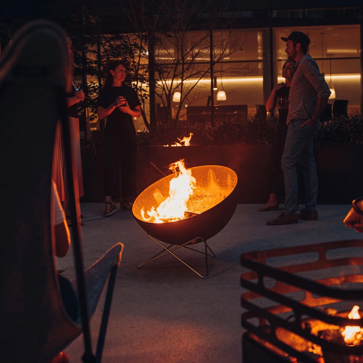 BOWL 70 Fire Bowl with Star Stand - Outdoor Fire Pit - image 6