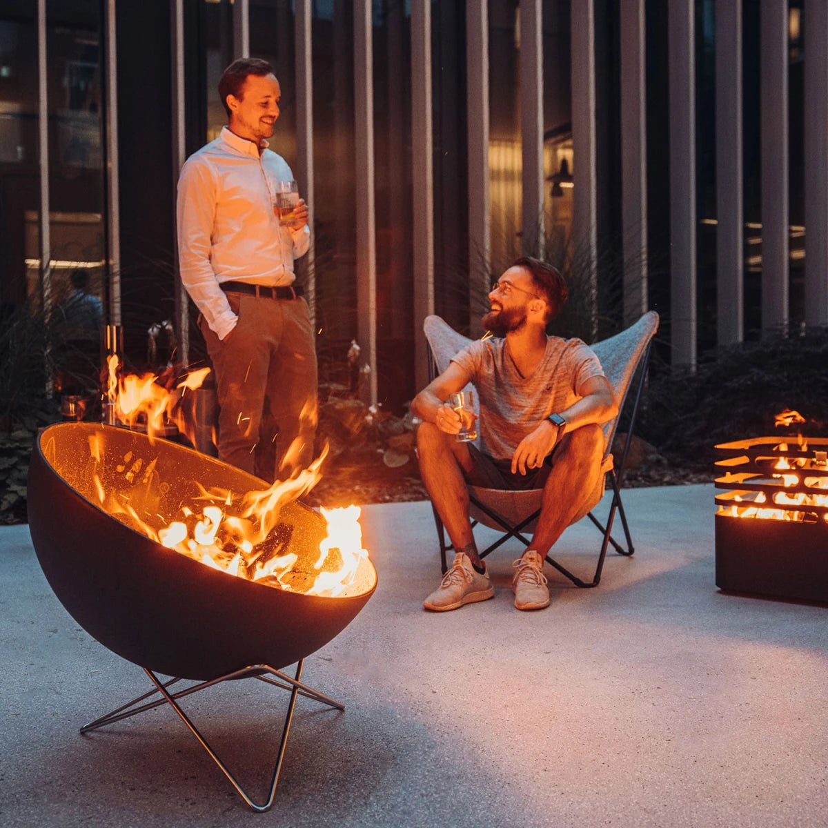 BOWL 70 Fire Bowl with Star Stand - Outdoor Fire Pit - image 7