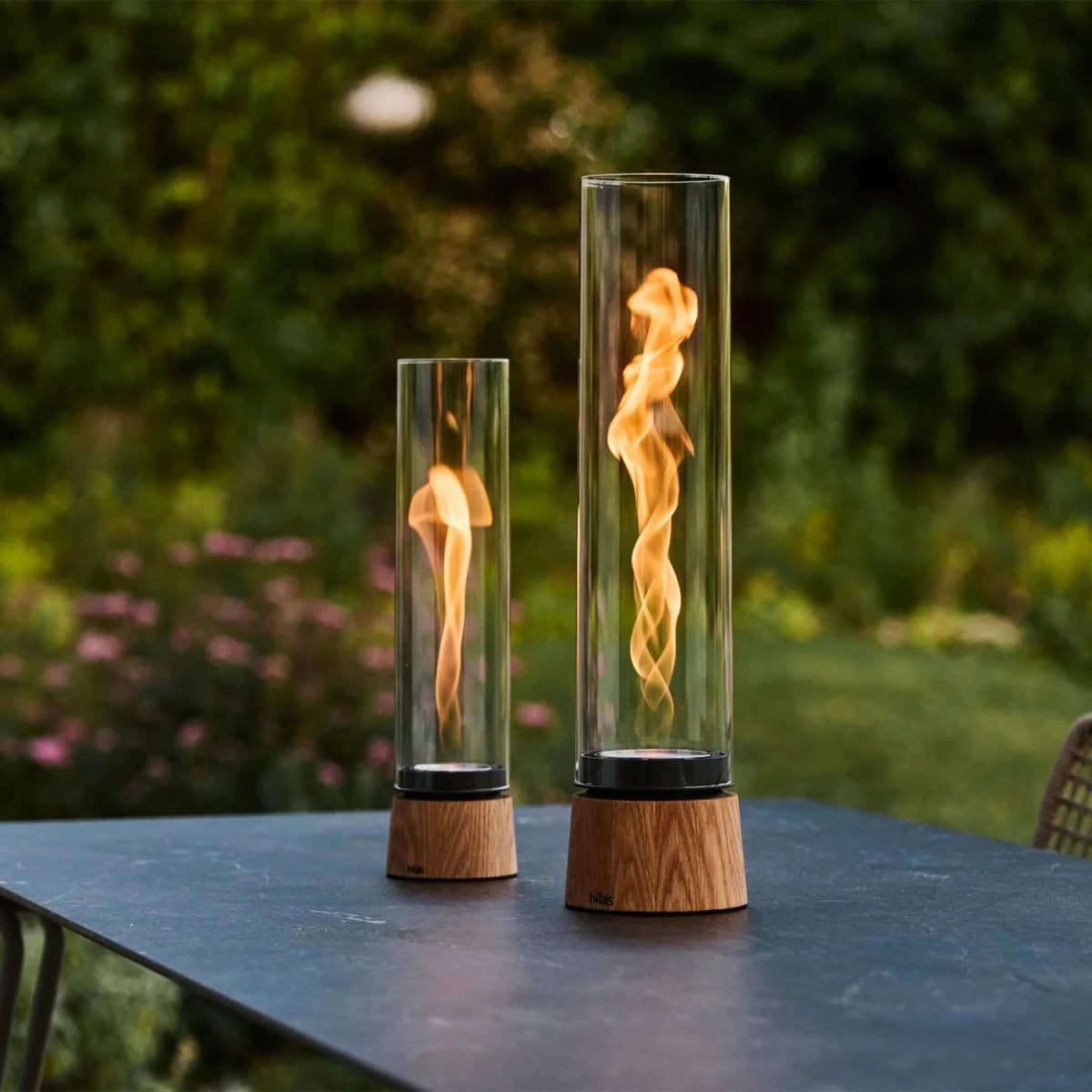 SPIN air 1200 Tabletop fireplace oak - Tabletop Bioethanol Fire - image 3