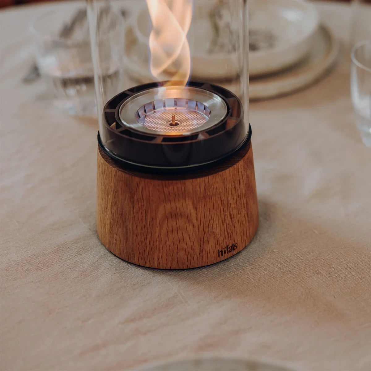 SPIN air 1200 Tabletop fireplace oak - Tabletop Bioethanol Fire - image 5