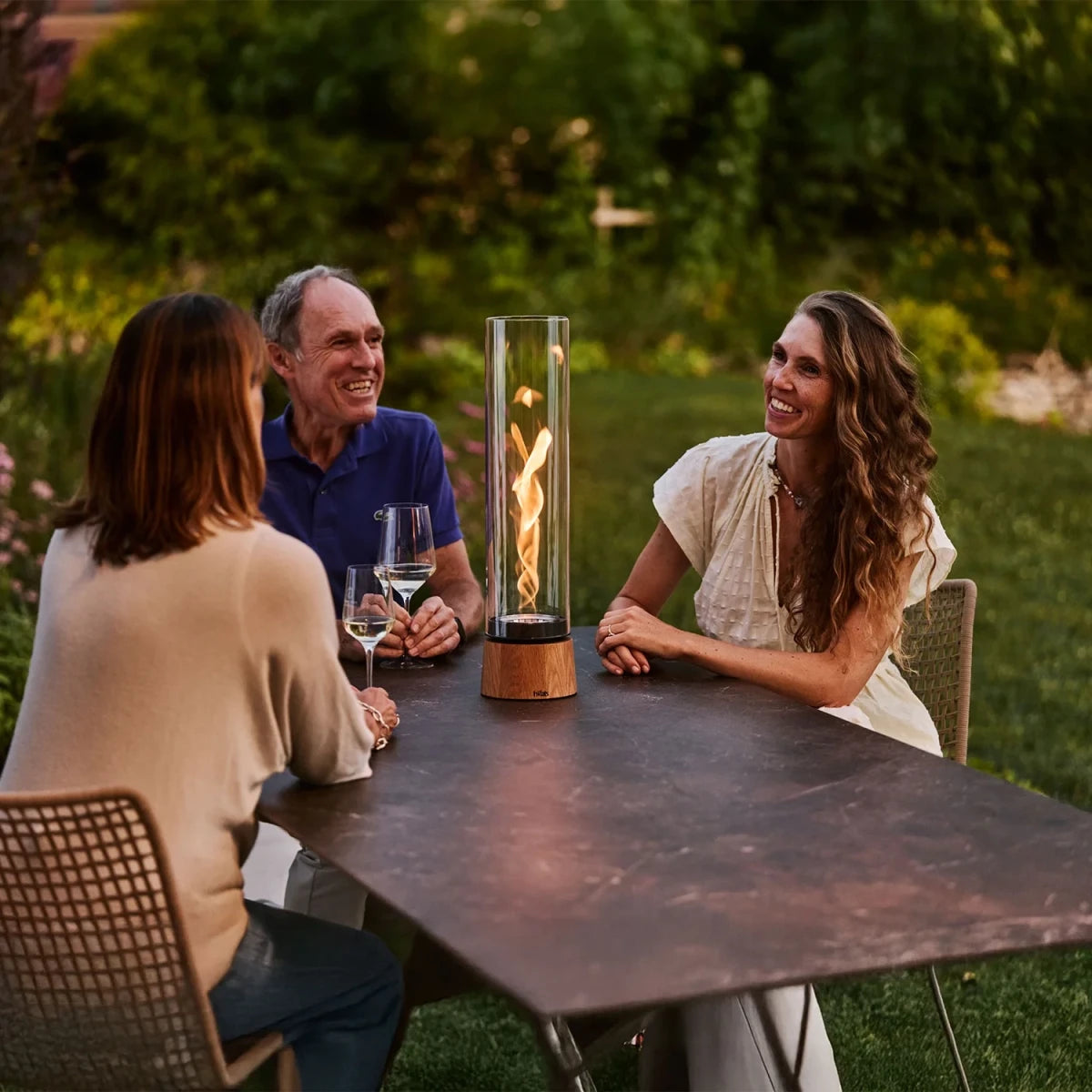 SPIN air 1200 Tabletop fireplace oak - Tabletop Bioethanol Fire - image 6