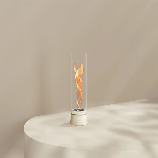 SPIN air 900 Tabletop Fireplace cream - Tabletop Bioethanol Fire - image 2