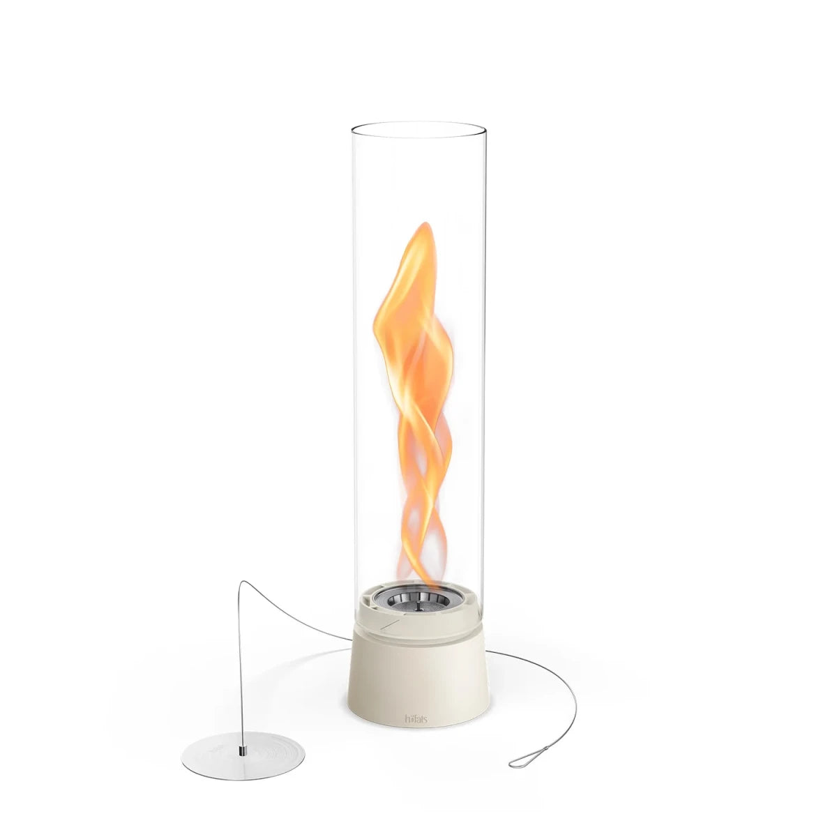 SPIN air 900 Tabletop Fireplace cream - Tabletop Bioethanol Fire