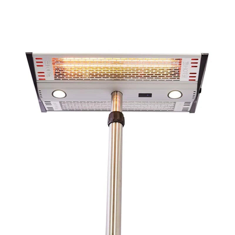 Patio Heater Freestanding 1000-2000 W, Silver - image 7