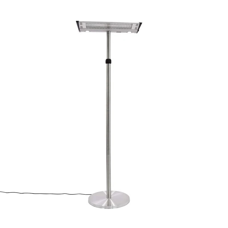Patio Heater Freestanding 1000-2000 W, Silver - image 4