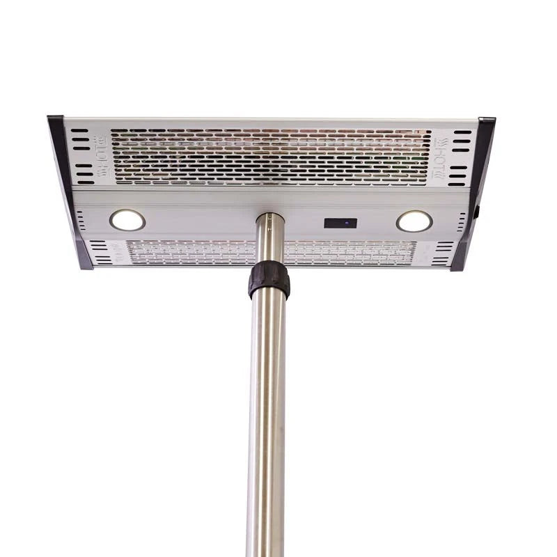 Patio Heater Freestanding 1000-2000 W, Silver - image 5