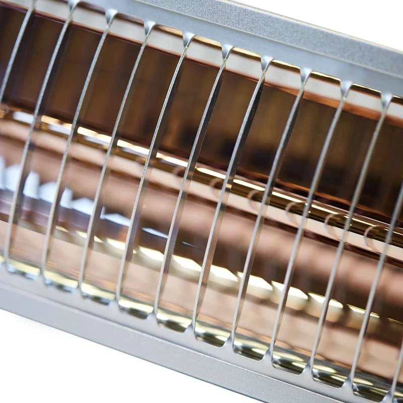 Patio Heater Wall-mounted 500-1000-1500 W, Silver - image 5