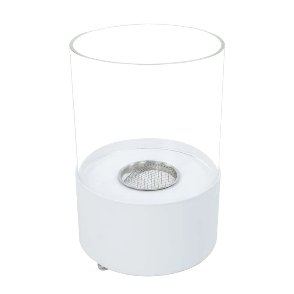 Kennington Round Tabletop Bioethanol Fireplace - White - image 4