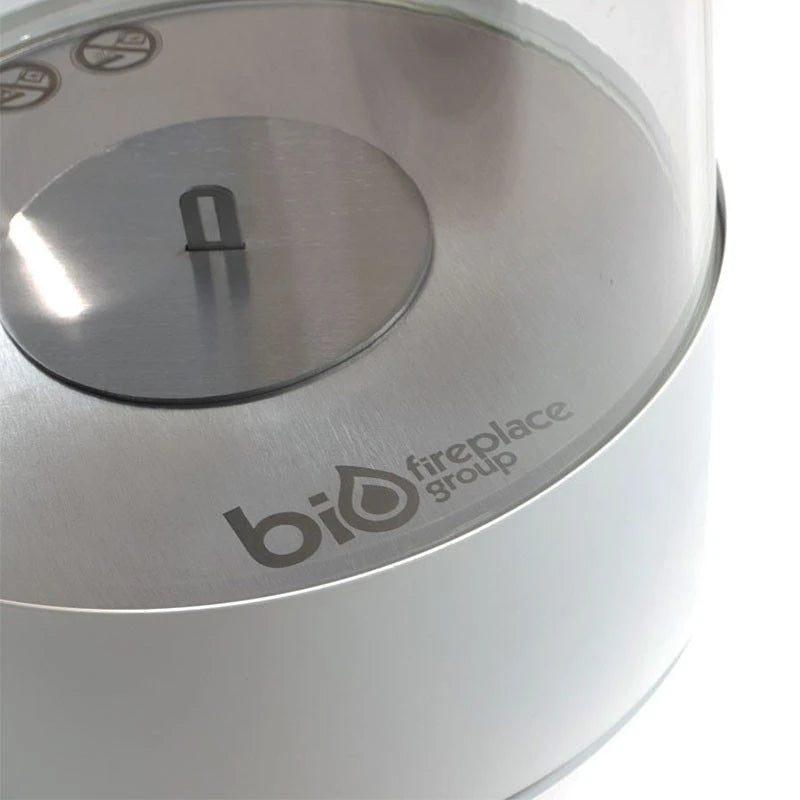 Southwark White - Round Tabletop Bioethanol Fireplace - image 3