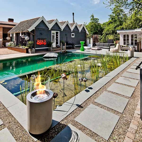 Jar with Concrete Base - Outdoor Bioethanol Fireplace - image 6