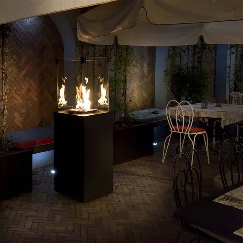 Deluxe Patio Outdoor Gas Fireplace - Black - image 5