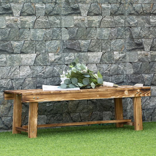 Monaco Wooden Garden Benches, 2 Seater Outdoor Benches