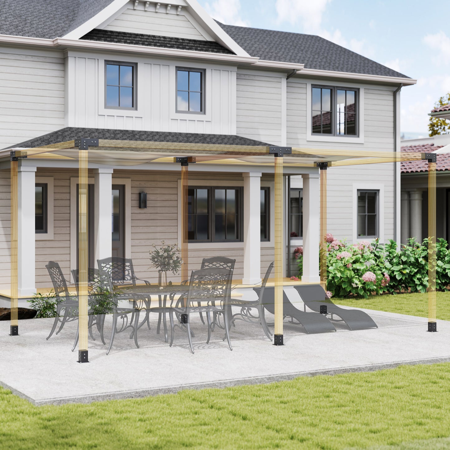 12PCS Pergola Kit