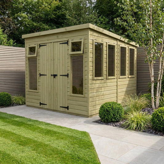 20 x 9 Pent Summer House - view 2