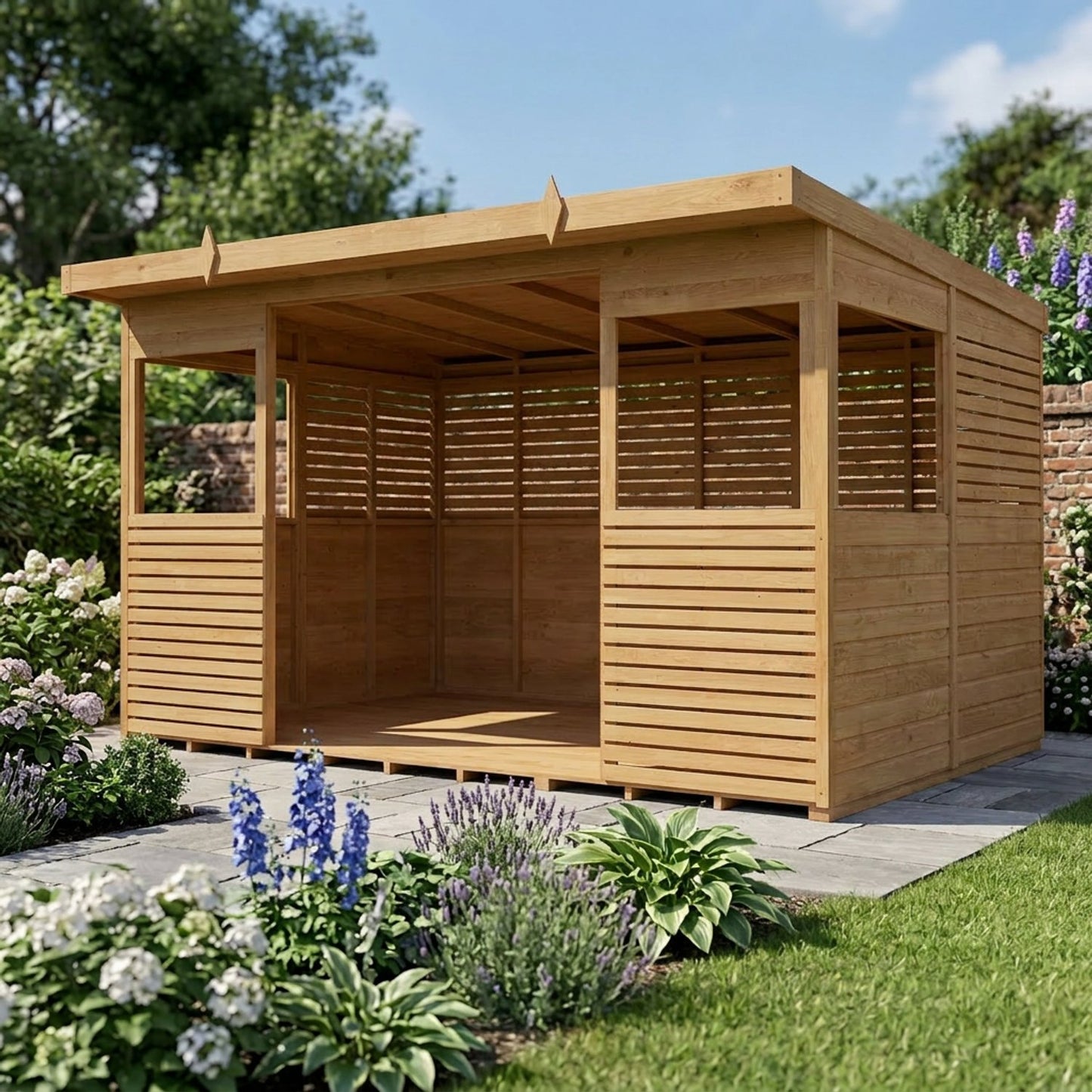 12 x 8 BBQ/Outdoor Kitchen Shelter - view 6