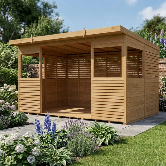 12 x 8 BBQ/Outdoor Kitchen Shelter - view 6