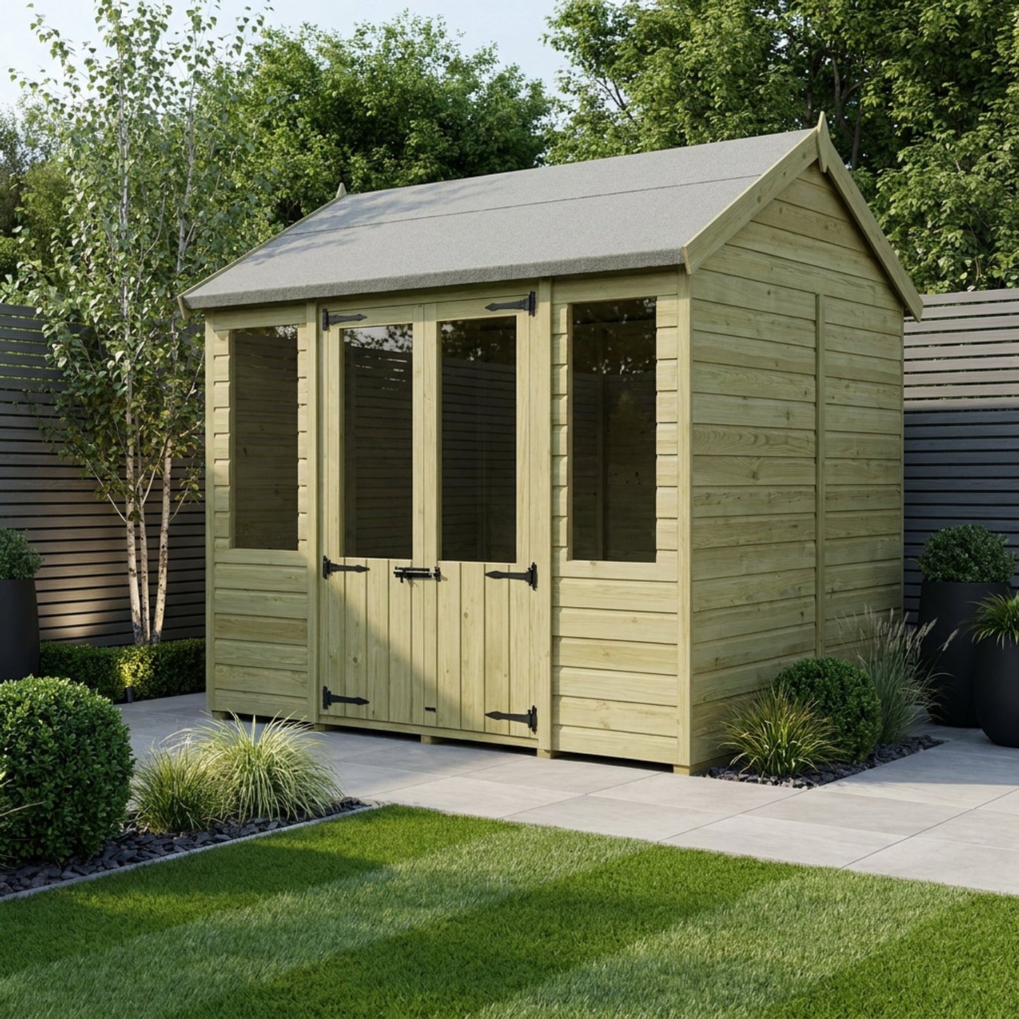 8 x 7 Apex Summer House - view 5