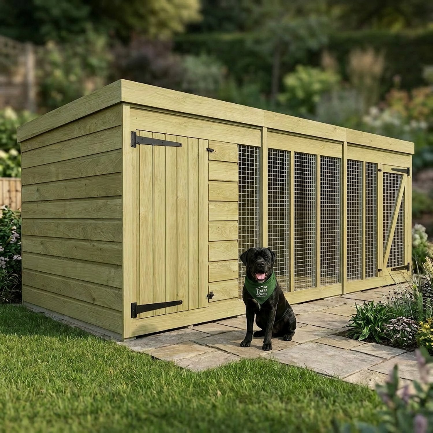 12 x 6 Dog Kennel And Run - view 5