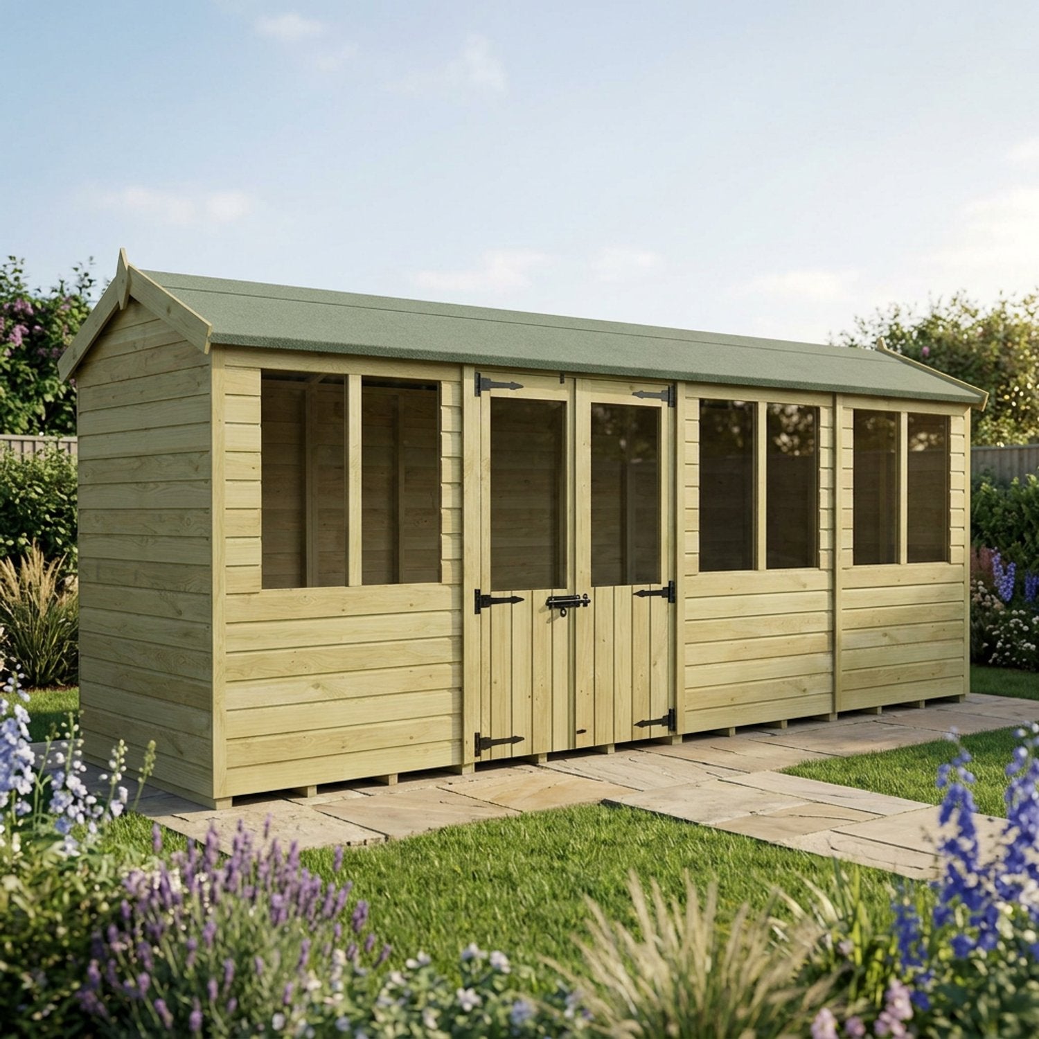 20 x 4 Apex Summer House - view 5