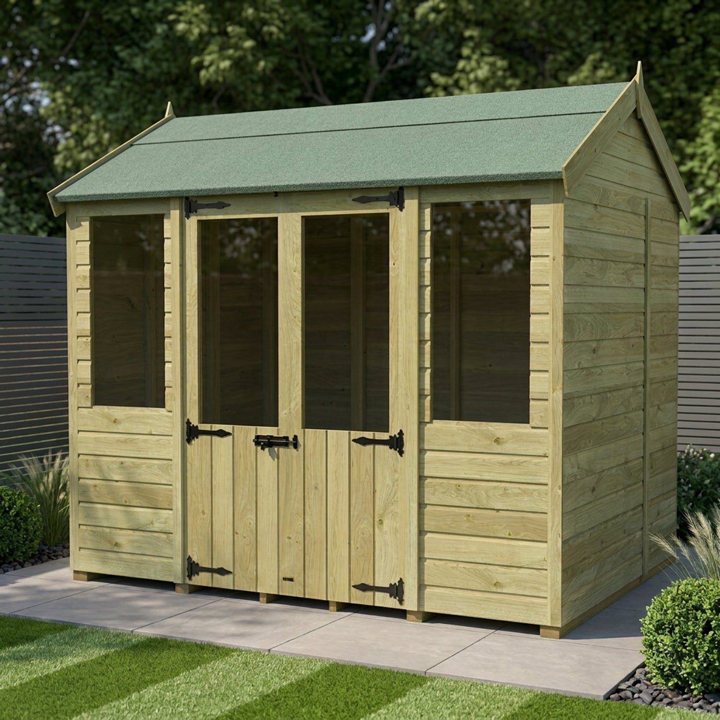 8 x 6 Apex Summer House - view 5