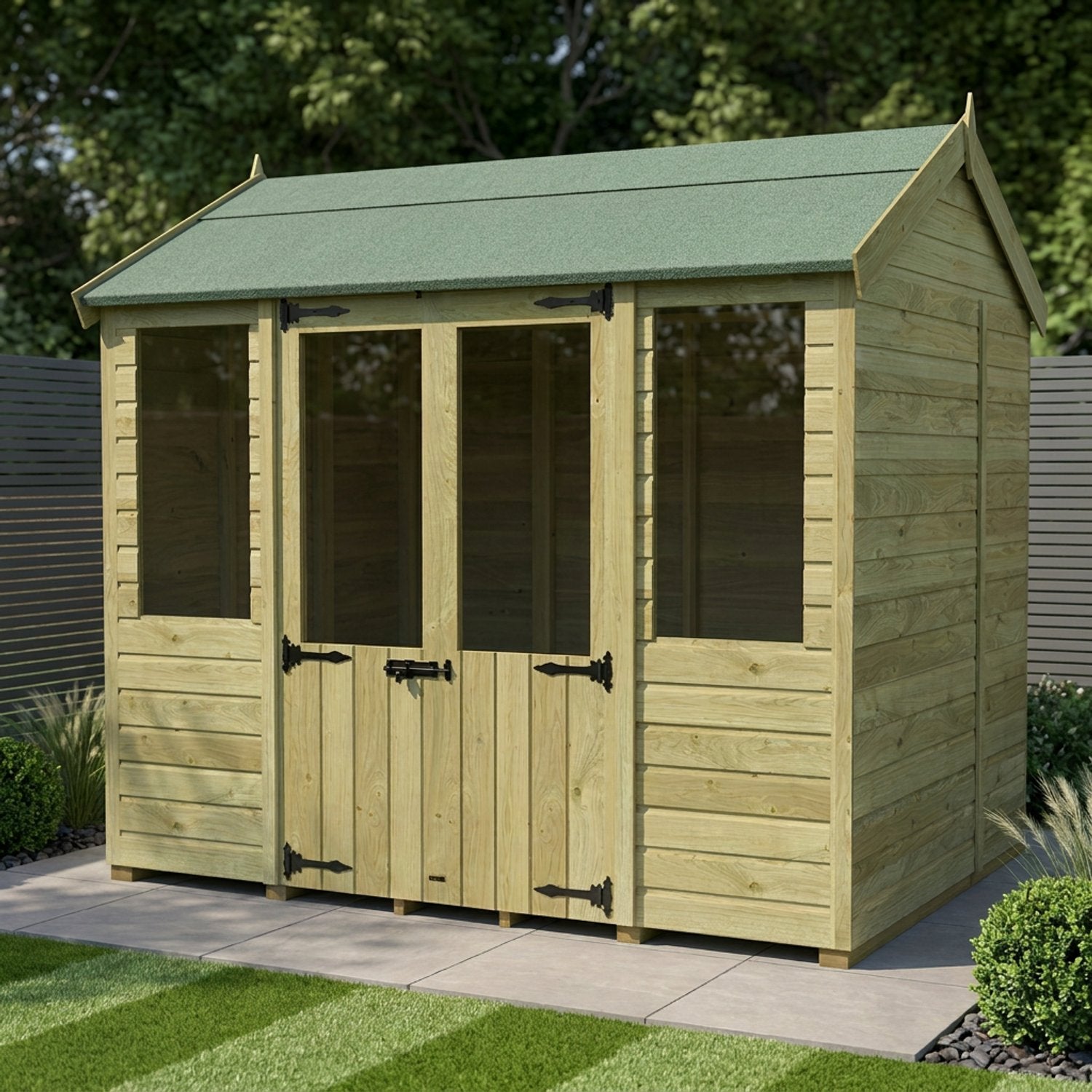 8 x 6 Apex Summer House - view 5