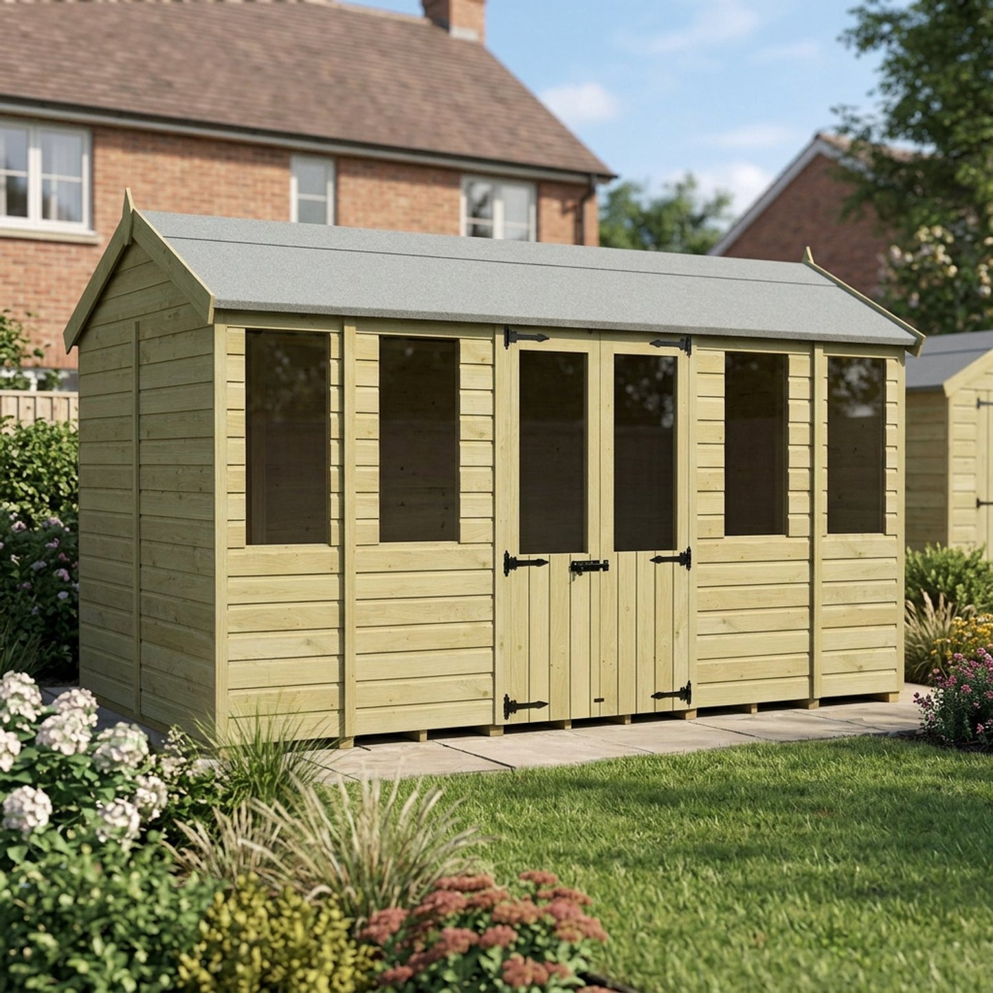 14 x 5 Apex Summer House - view 5