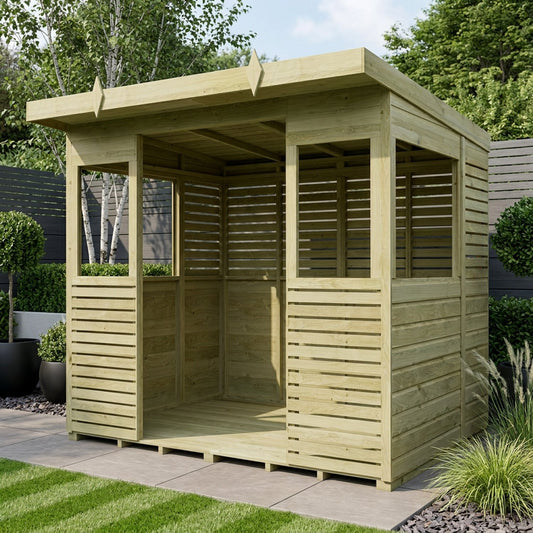8 x 6 BBQ/Outdoor Kitchen Shelter - view 3