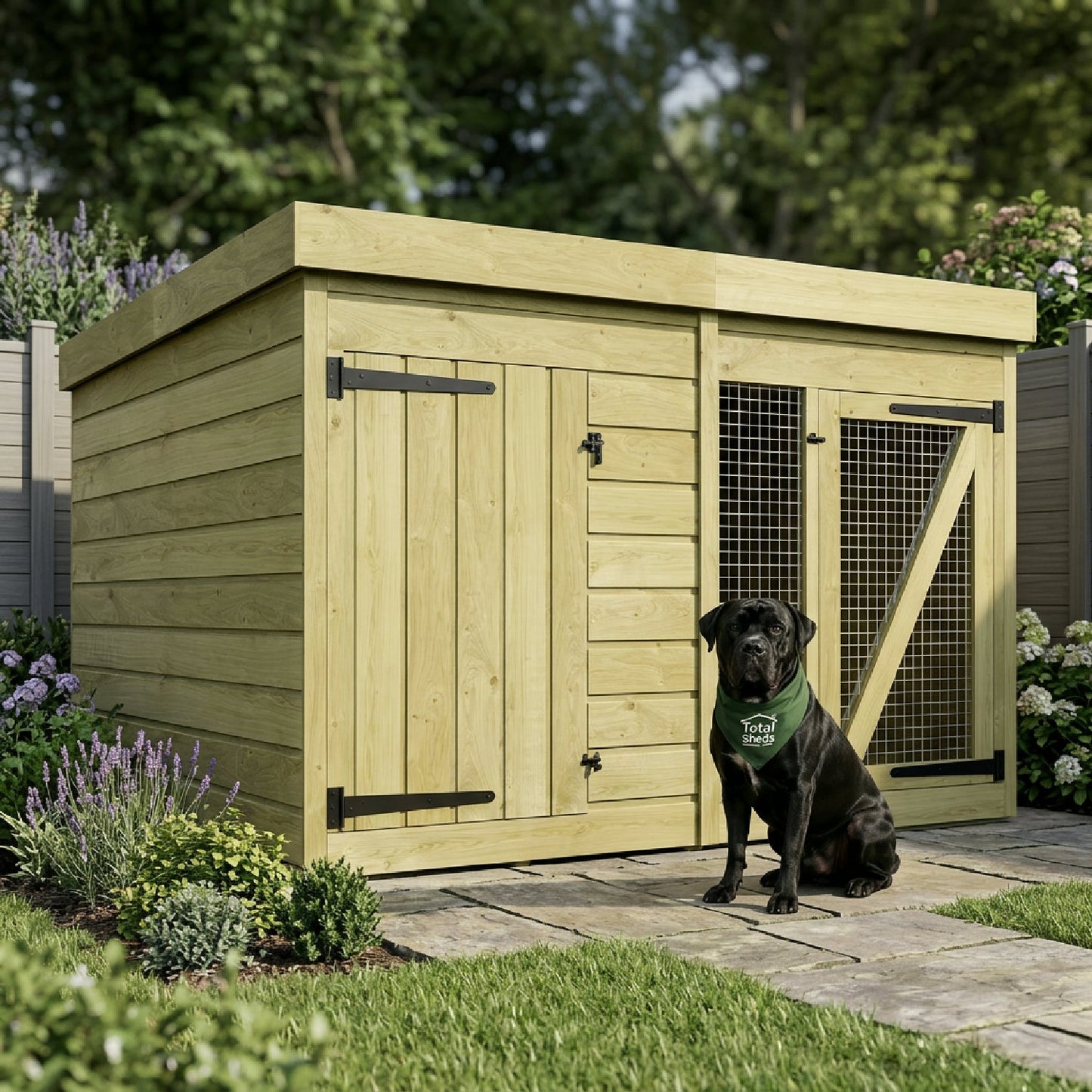6 x 6 Dog Kennel And Run - view 5