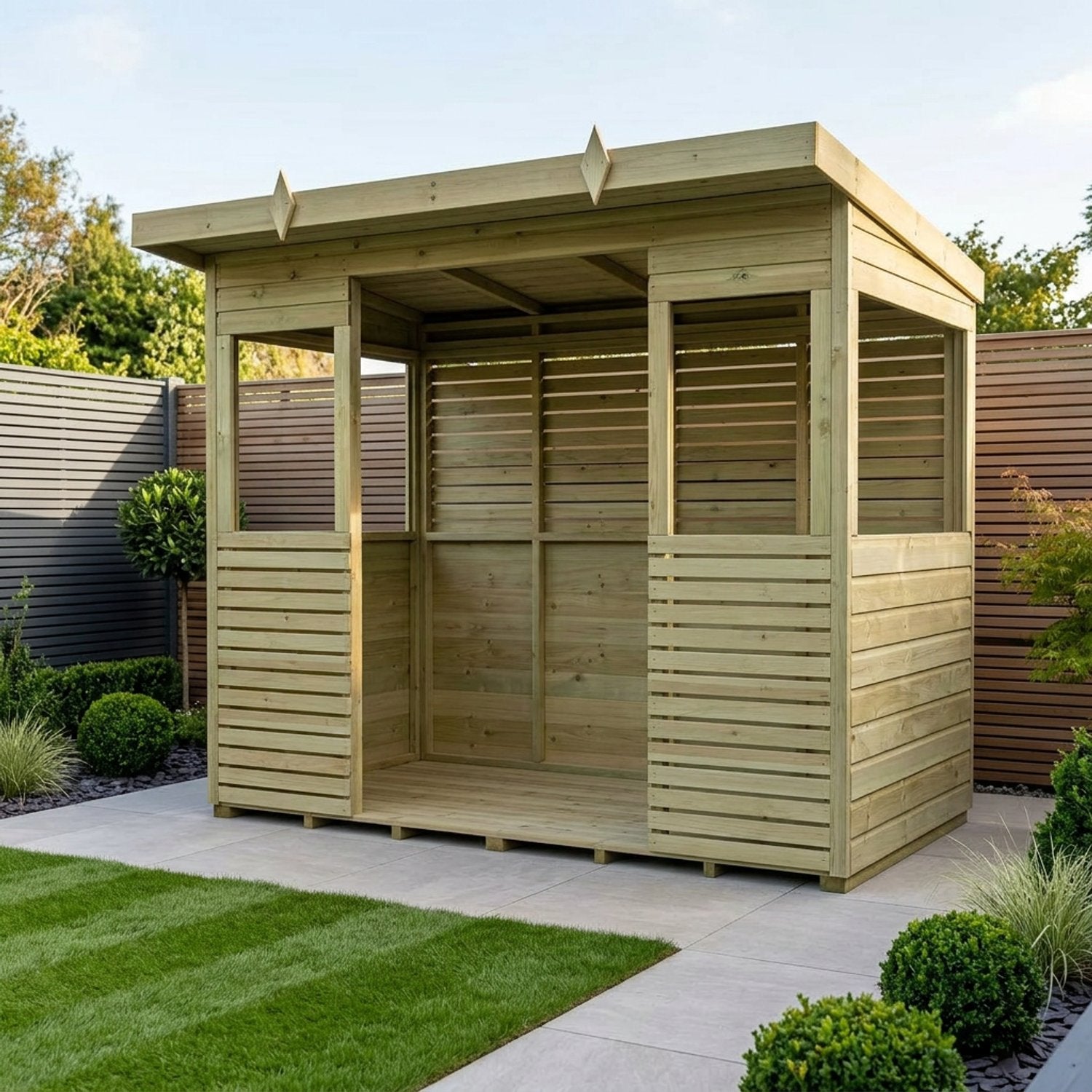 8 x 4 BBQ/Outdoor Kitchen Shelter - view 5
