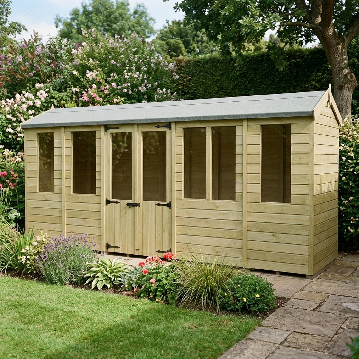 18 x 4 Apex Summer House - view 5