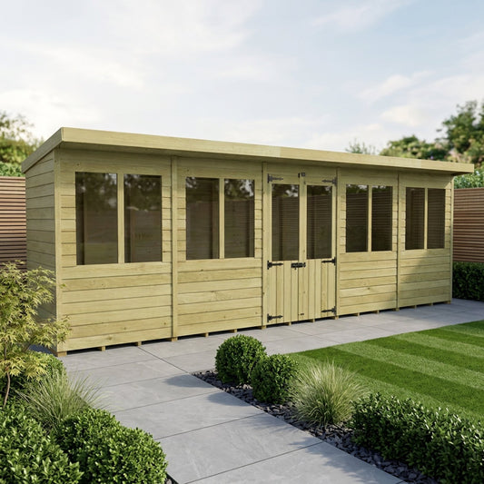 20 x 4 Pent Summer House - view 3