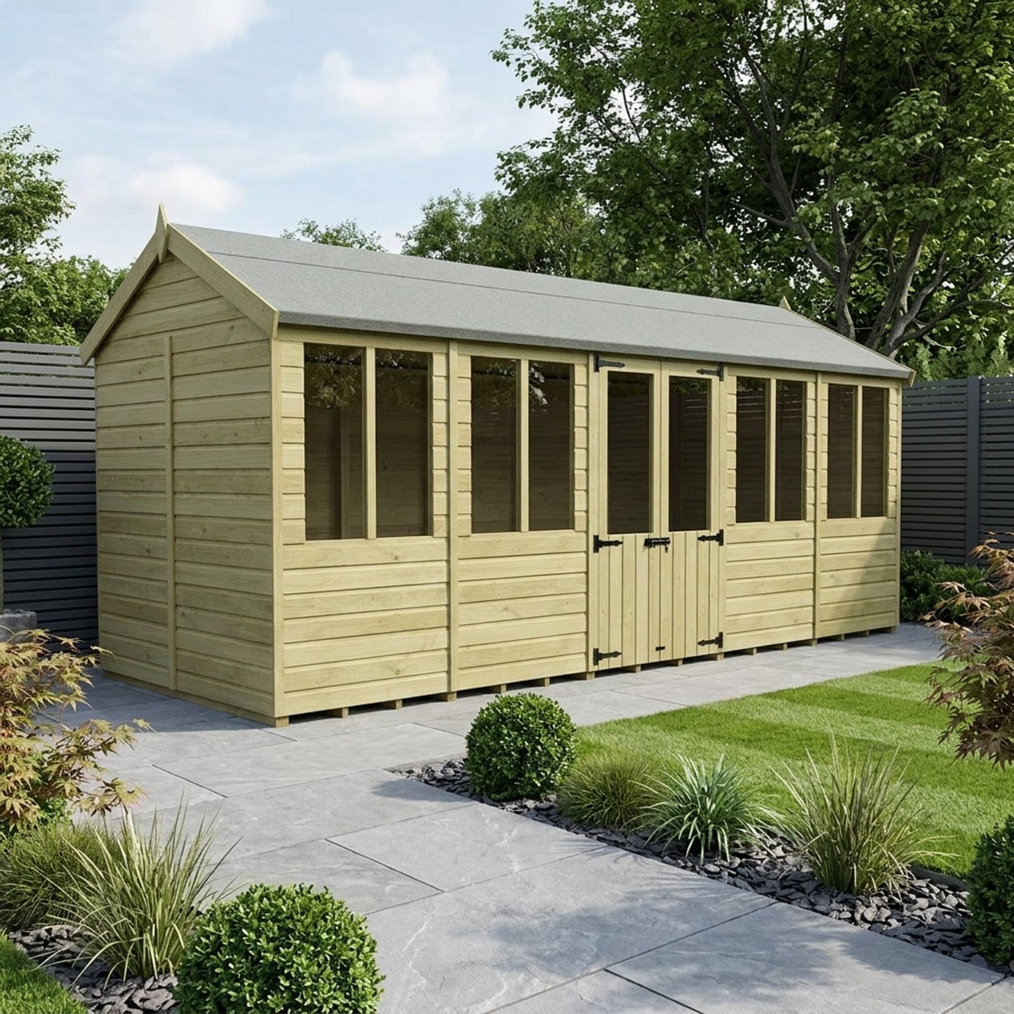 20 x 5 Apex Summer House - view 5