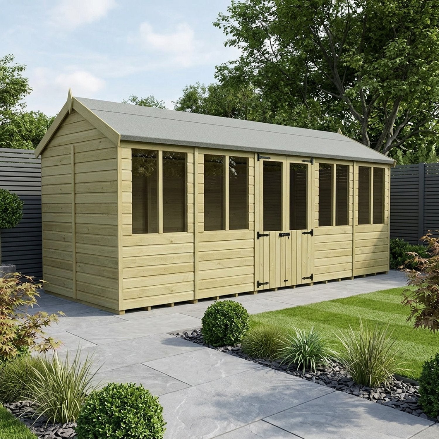 20 x 5 Apex Summer House - view 5