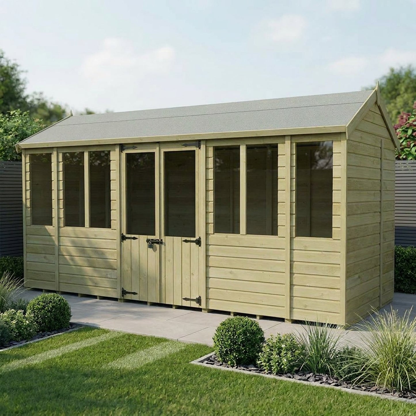 16 x 6 Apex Summer House - view 6