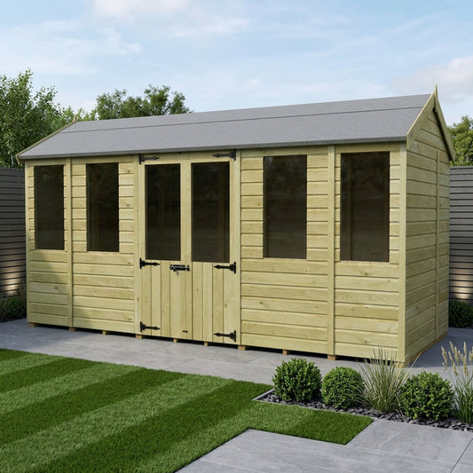 14 x 6 Apex Summer House - view 2