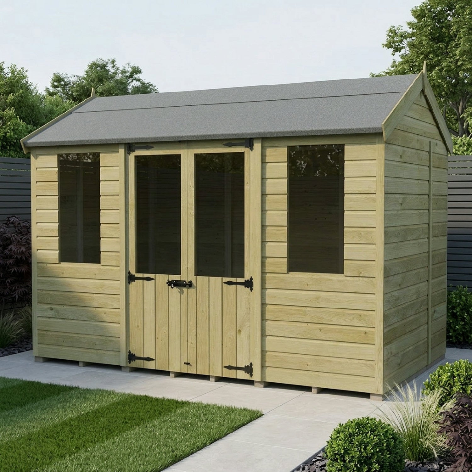 10 x 6 Apex Summer House - view 2