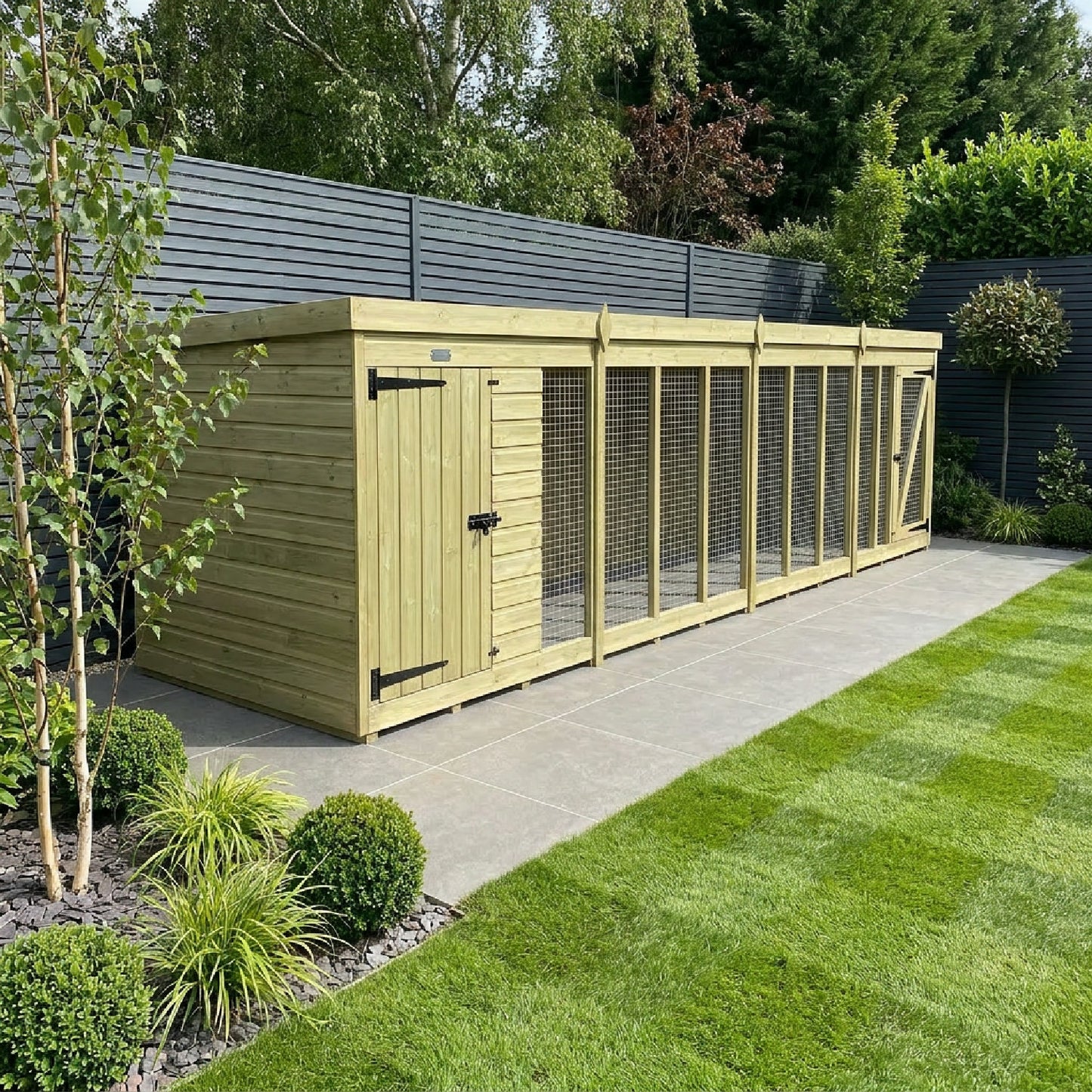 16 x 4 Dog Kennel And Run - view 3