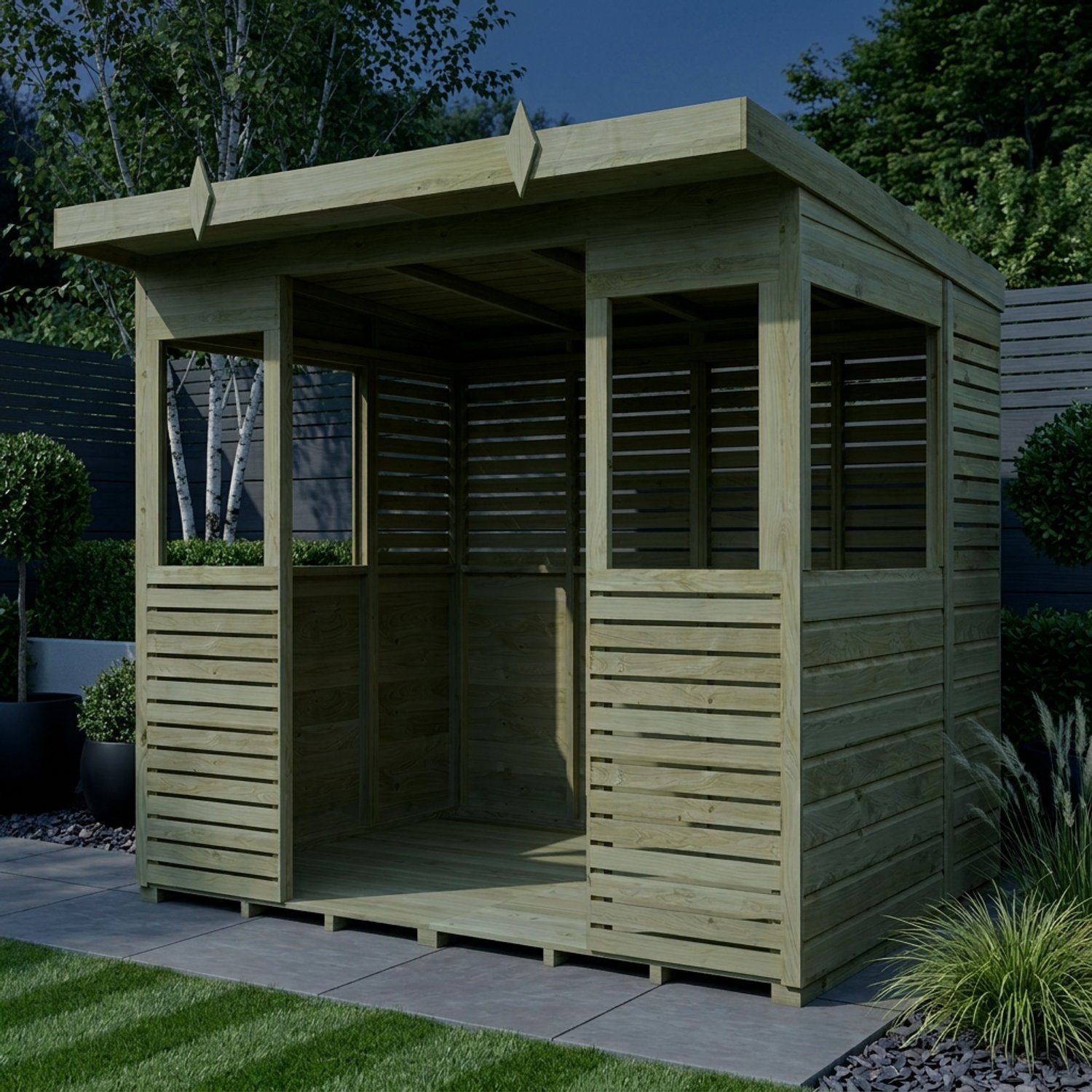 8 x 6 BBQ/Outdoor Kitchen Shelter - view 5