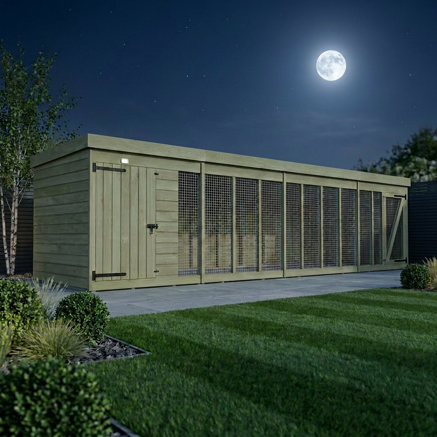 20 x 4 Dog Kennel And Run - view 6
