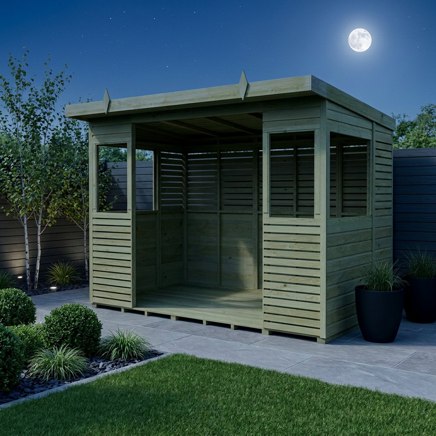 10 x 6 BBQ/Outdoor Kitchen Shelter - view 5