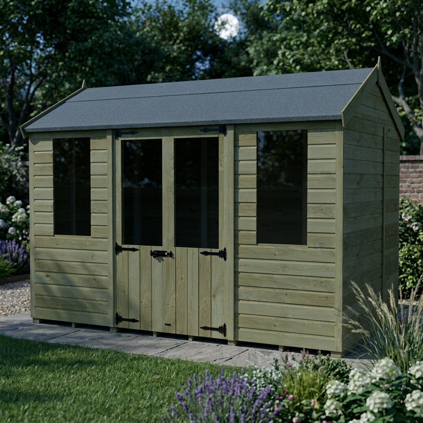 10 x 5 Apex Summer House - view 6